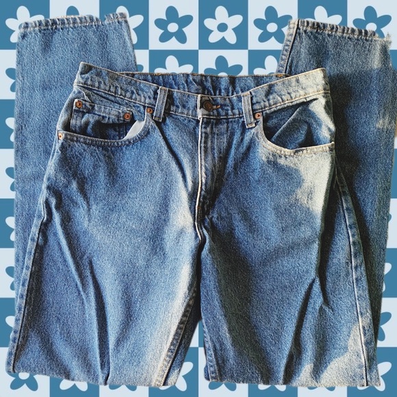 [LEVIS] VINTAGE 585 LIGHT MEDIUM WASH JEANS - Picture 2 of 10